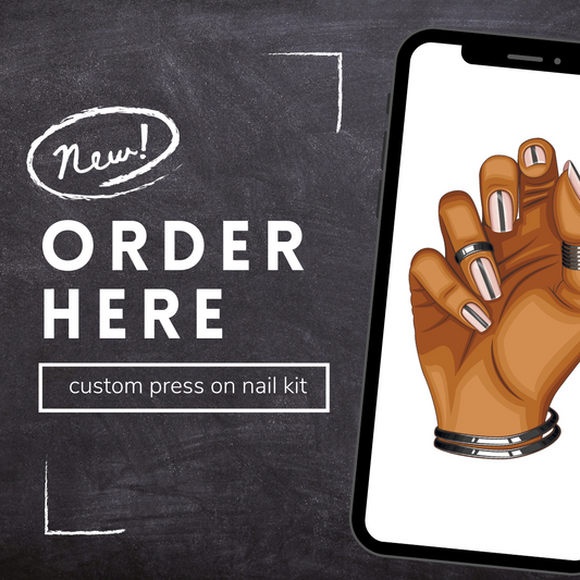 Order a custom press on nail kit here